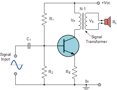 transformer coupled class a amplifier