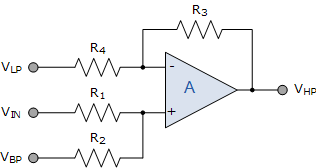amplifier summing circuit