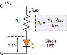 single led interface circuit