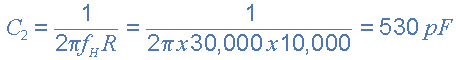 afsnijfrequentie van het laagdoorlaatfilter