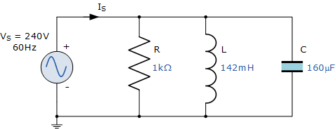 impedance of parallel rlc circuit