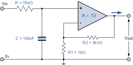 active low pass filter circuit