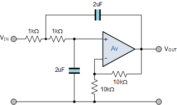 2nd order low pass filter