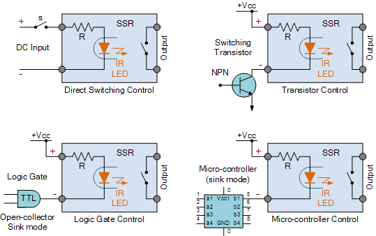 solid state relay circuit schematic