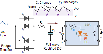 ac solid state relay input