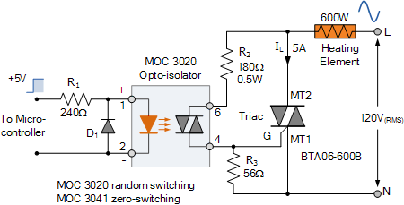 solid state relay circuit