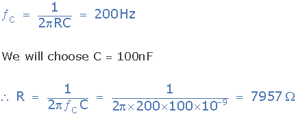 Sallen and Key Filter Design for Second Order RC Filters