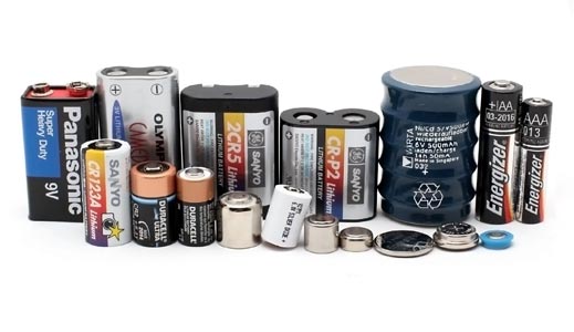 différents types de batteries