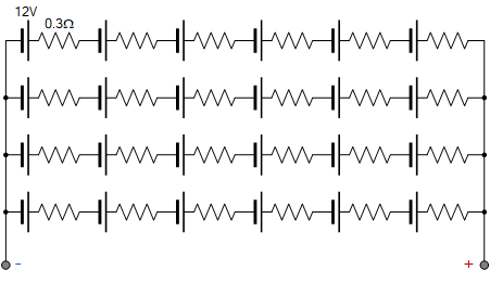 connecter des batteries ensemble en série-parallèle